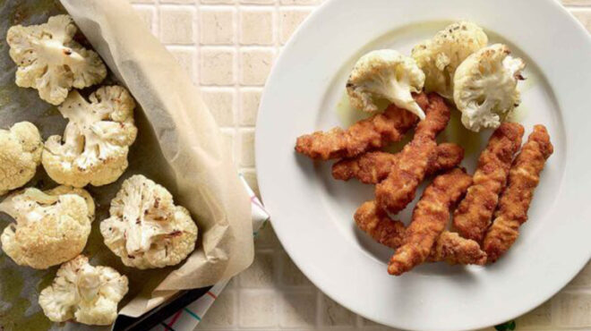 κοτόπουλο-πανέ-με-κουνουπίδι-ψητό-562950778