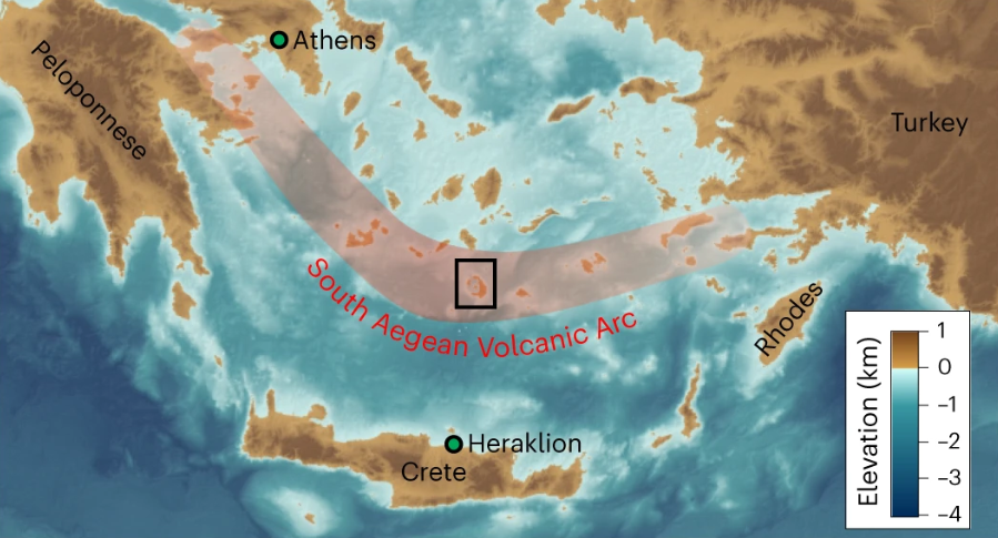 Σαντορίνη: Νέα ευρήματα για τη μεγάλη, υποβρύχια έκρηξη στην καλντέρα το 726 μ.Χ.-1