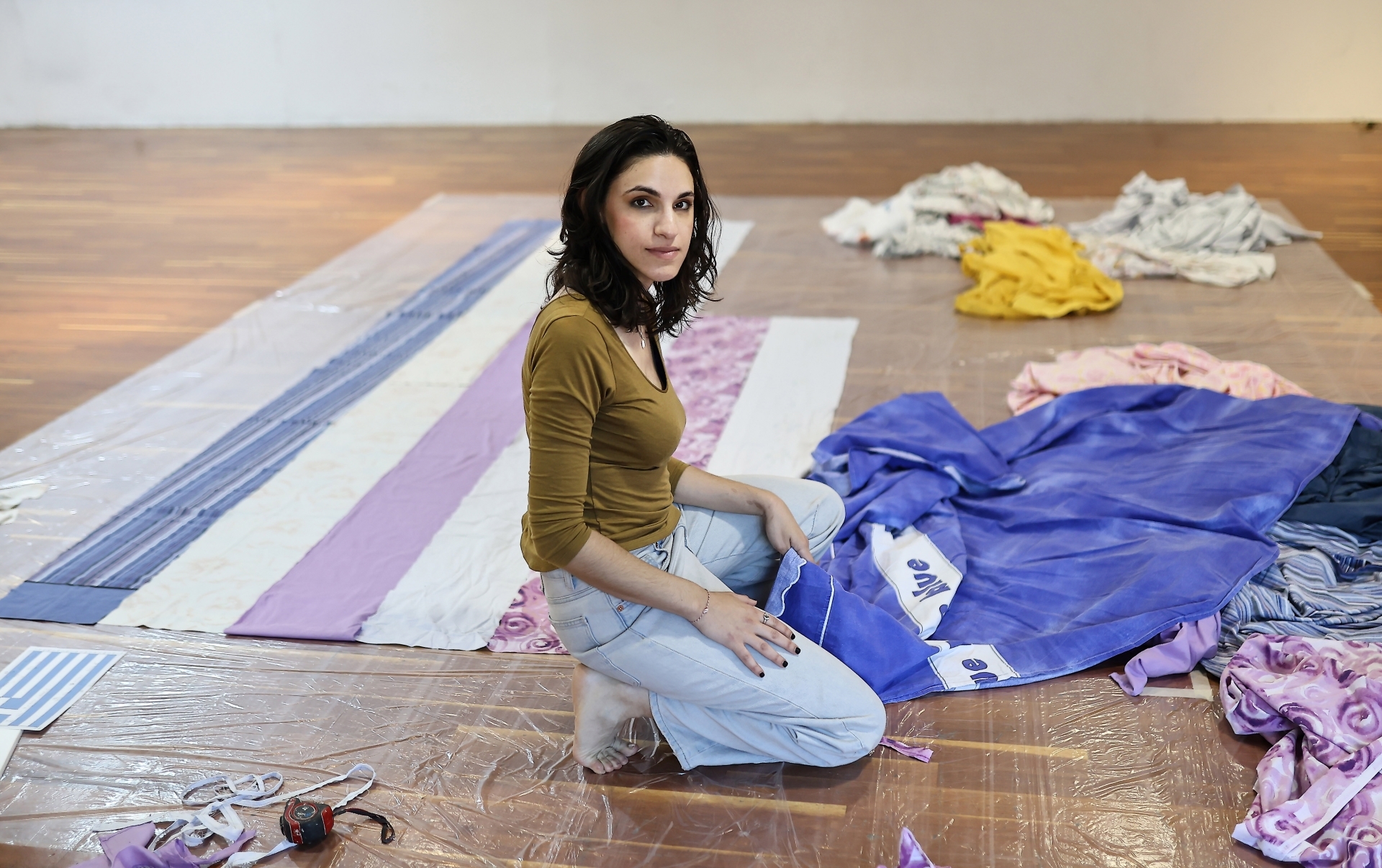 Η Γεωργία Λαλέ παρέλαβε τη «ροζ σημαία» σε μια πλαστική σακούλα-1