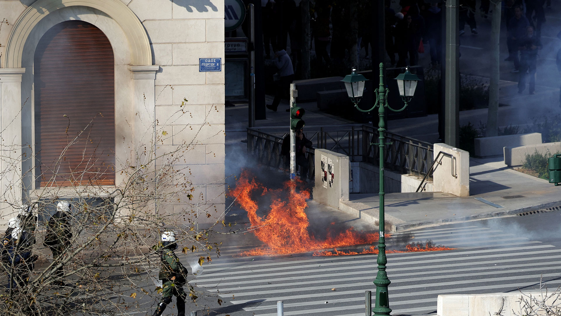 Μεγάλη συμμετοχή στο πανεκπαιδευτικό συλλαλητήριο – Επεισόδια και τραυματίες-6