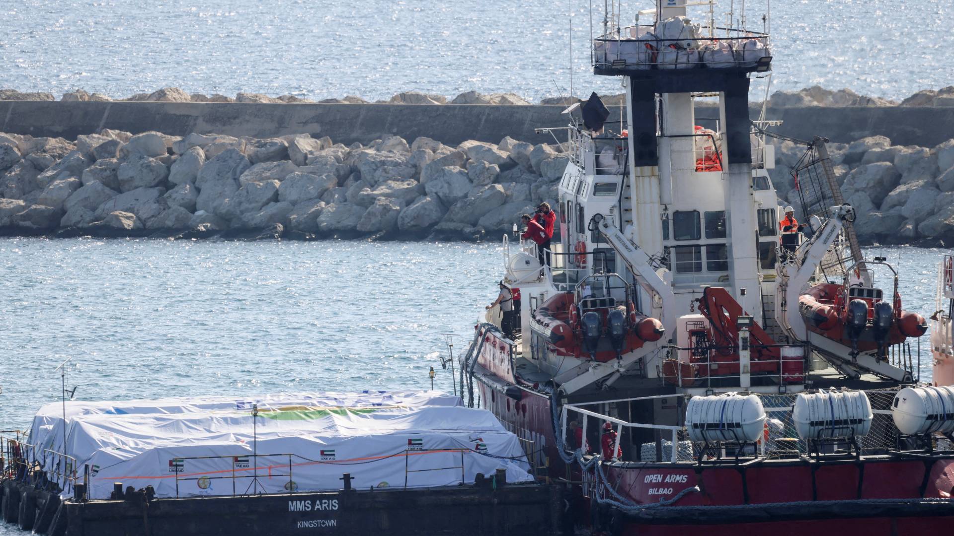 Κύπρος: Αναχώρησε το πλοίο «Open Arms» με 200 τόνους τροφίμων για τη Γάζα-1