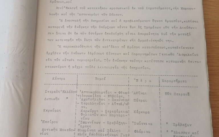 «Εθνικοτέρα υπηρεσία του κράτους» – Εργα και ημέρες της πρώτης ΕΥΠ-3