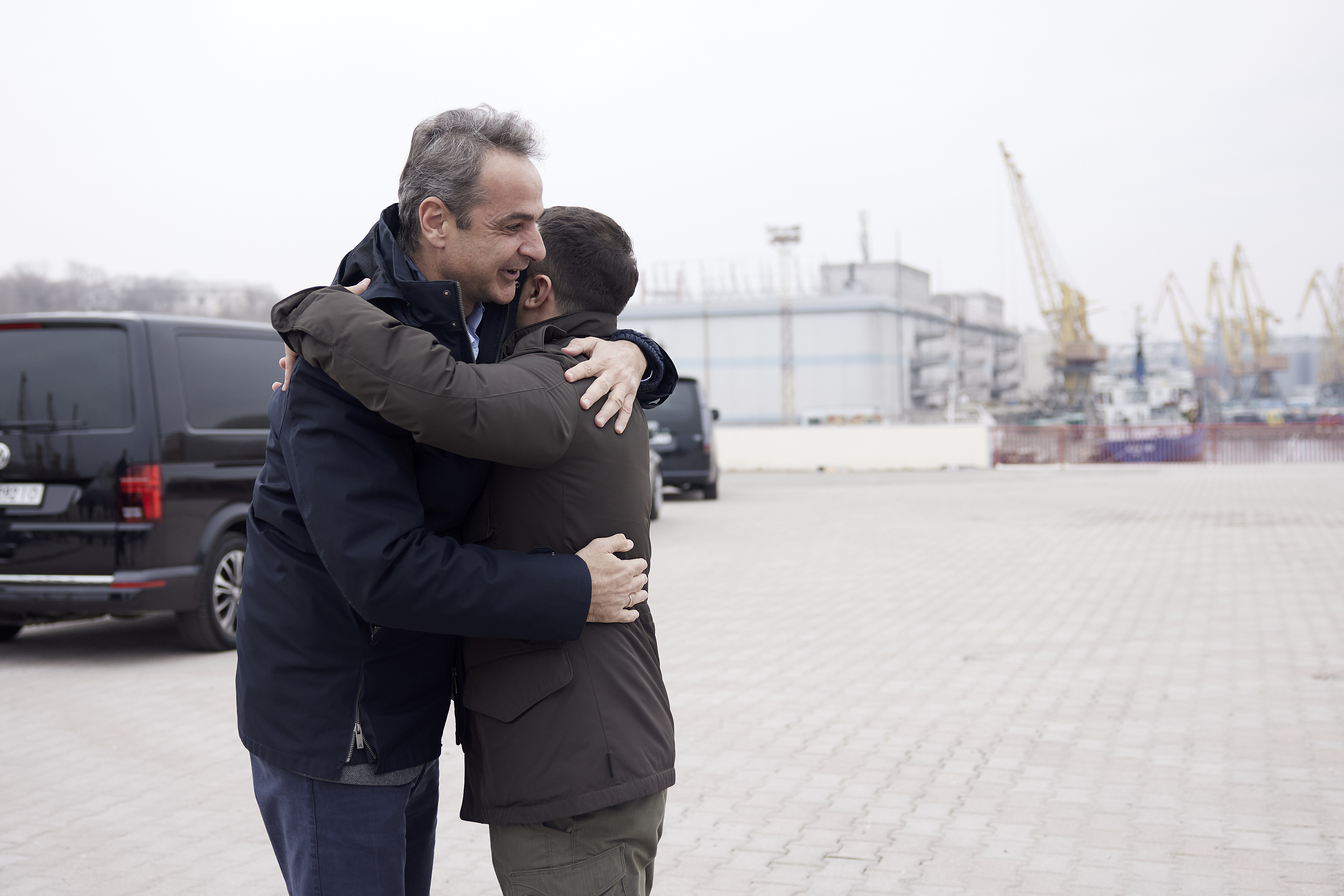 Εικόνες από την επίσκεψη του Κυρ. Μητσοτάκη στην Οδησσό-1