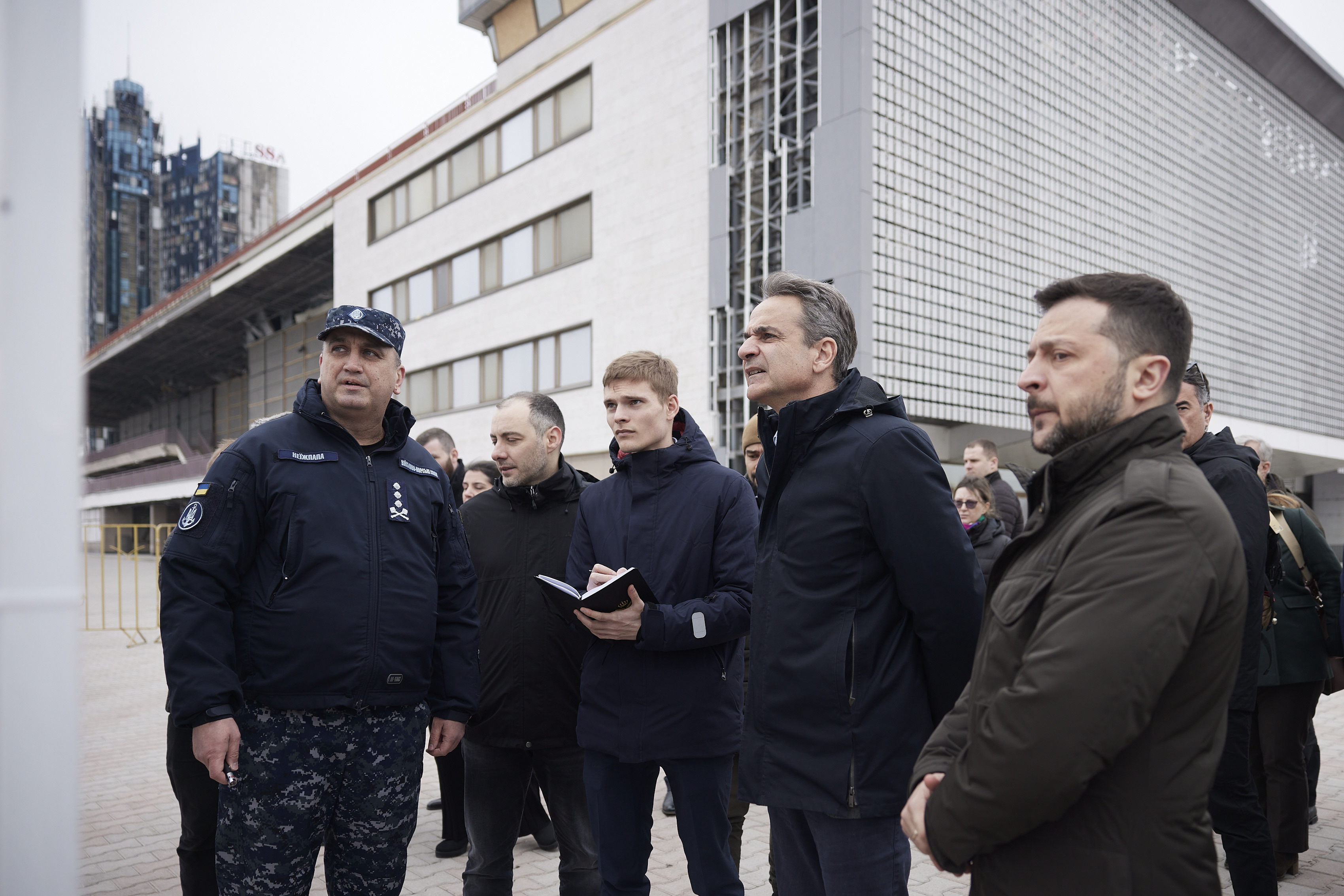 Εικόνες από την επίσκεψη του Κυρ. Μητσοτάκη στην Οδησσό-3