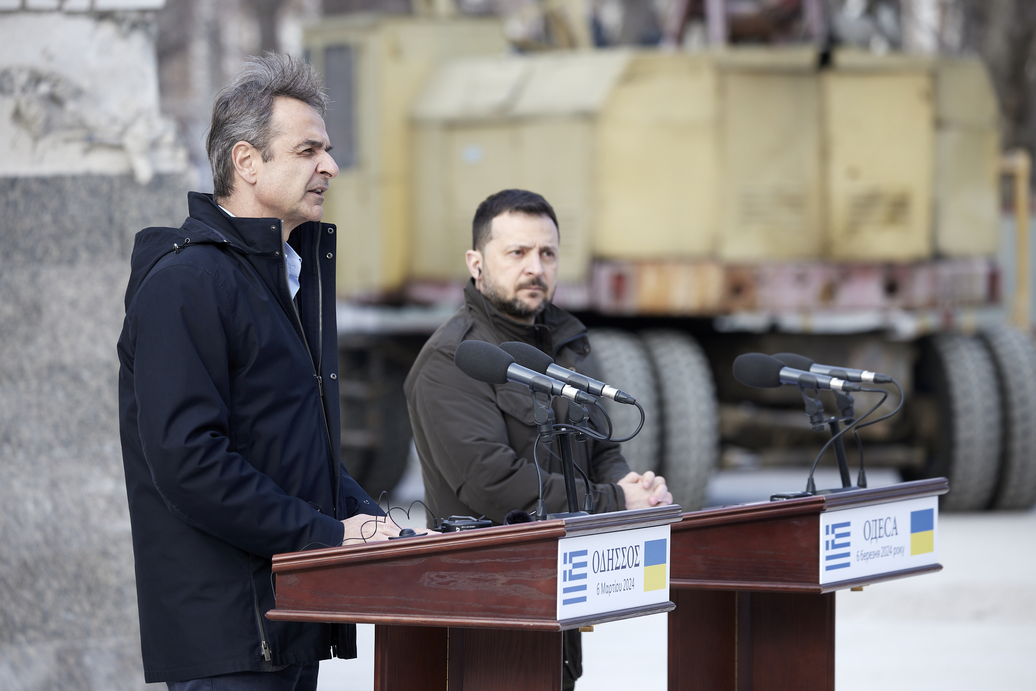 Εικόνες από την επίσκεψη του Κυρ. Μητσοτάκη στην Οδησσό-14