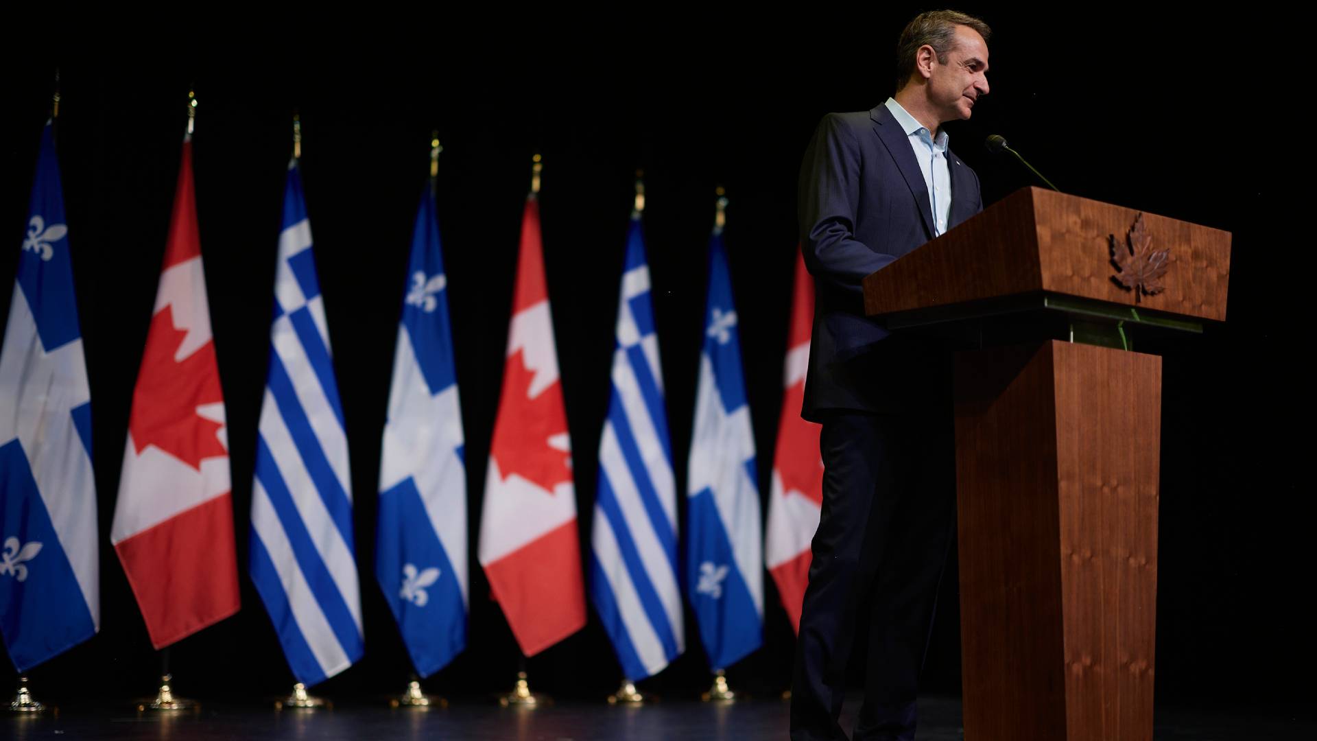 Κυρ. Μητσοτάκης: Η ομιλία στους ομογενείς και η φωτογραφία του νεαρού Τριντό στην Ακρόπολη-3