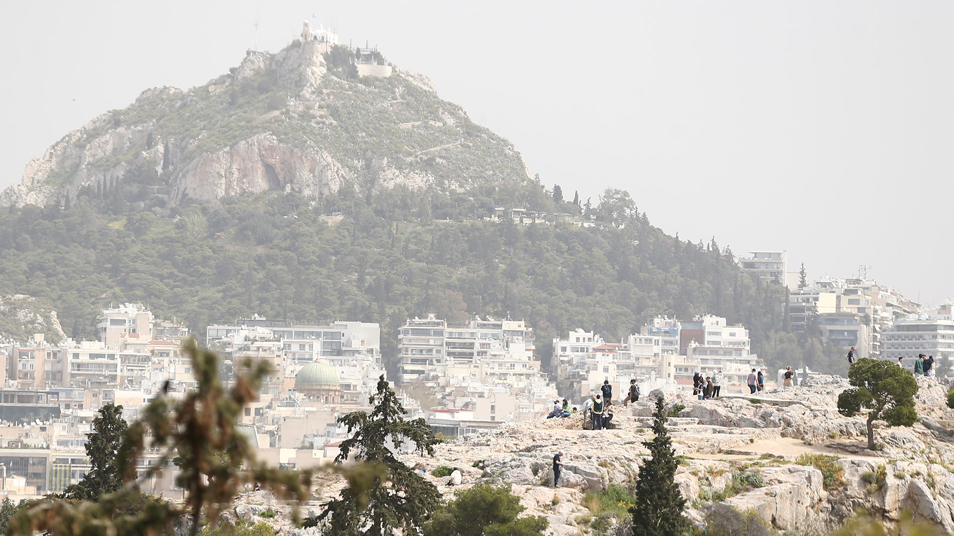 Η αφρικανική σκόνη «σκέπασε» τη νότια Ελλάδα-11