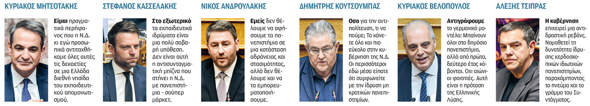 Βουλή: Μετωπική σύγκρουση με την «υπογραφή» των πολιτικών αρχηγών-1