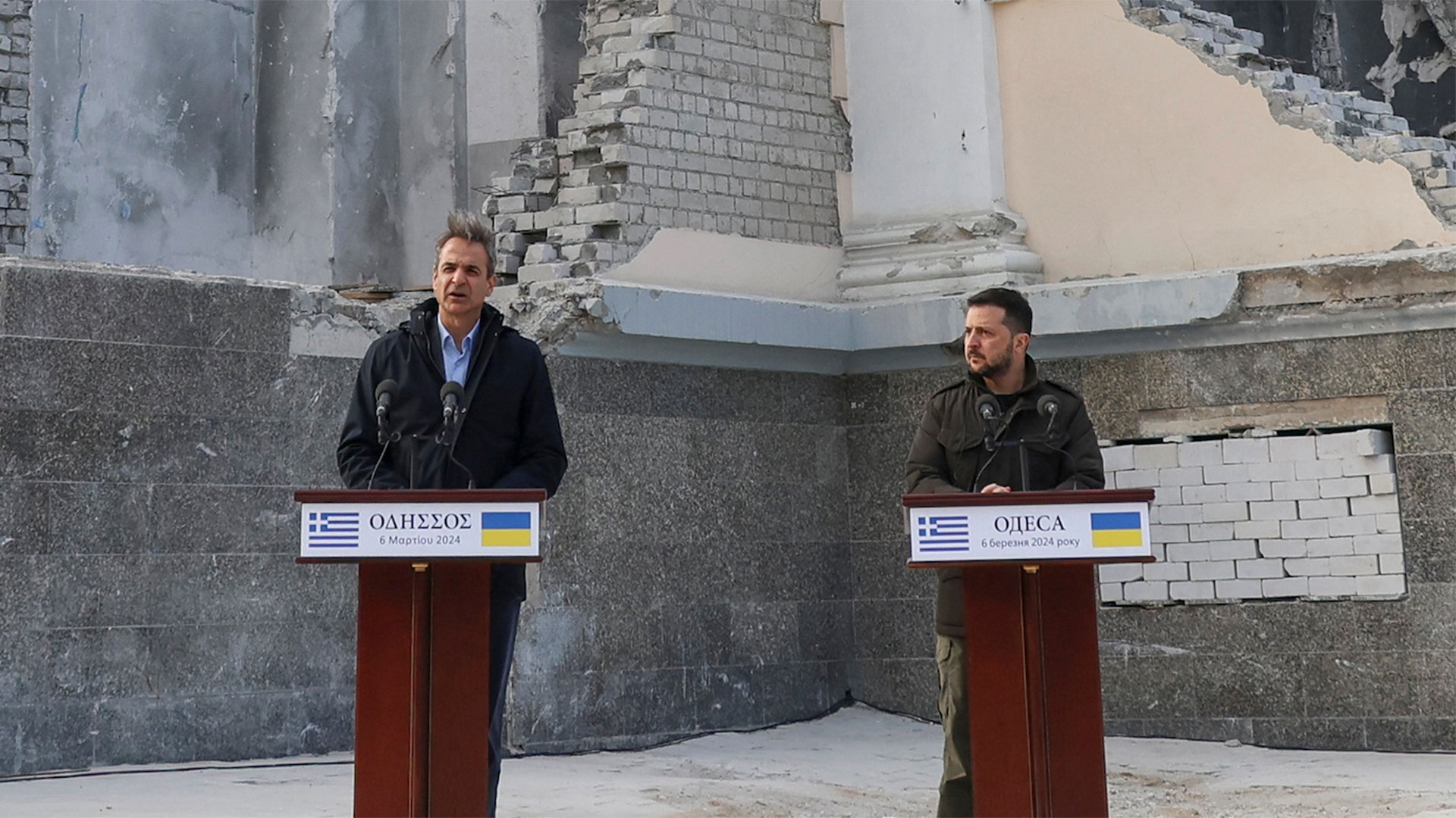 Μητσοτάκης από Οδησσό: Κανένας πόλεμος δεν μπορεί να ματώνει την καρδιά της Ευρώπης-1