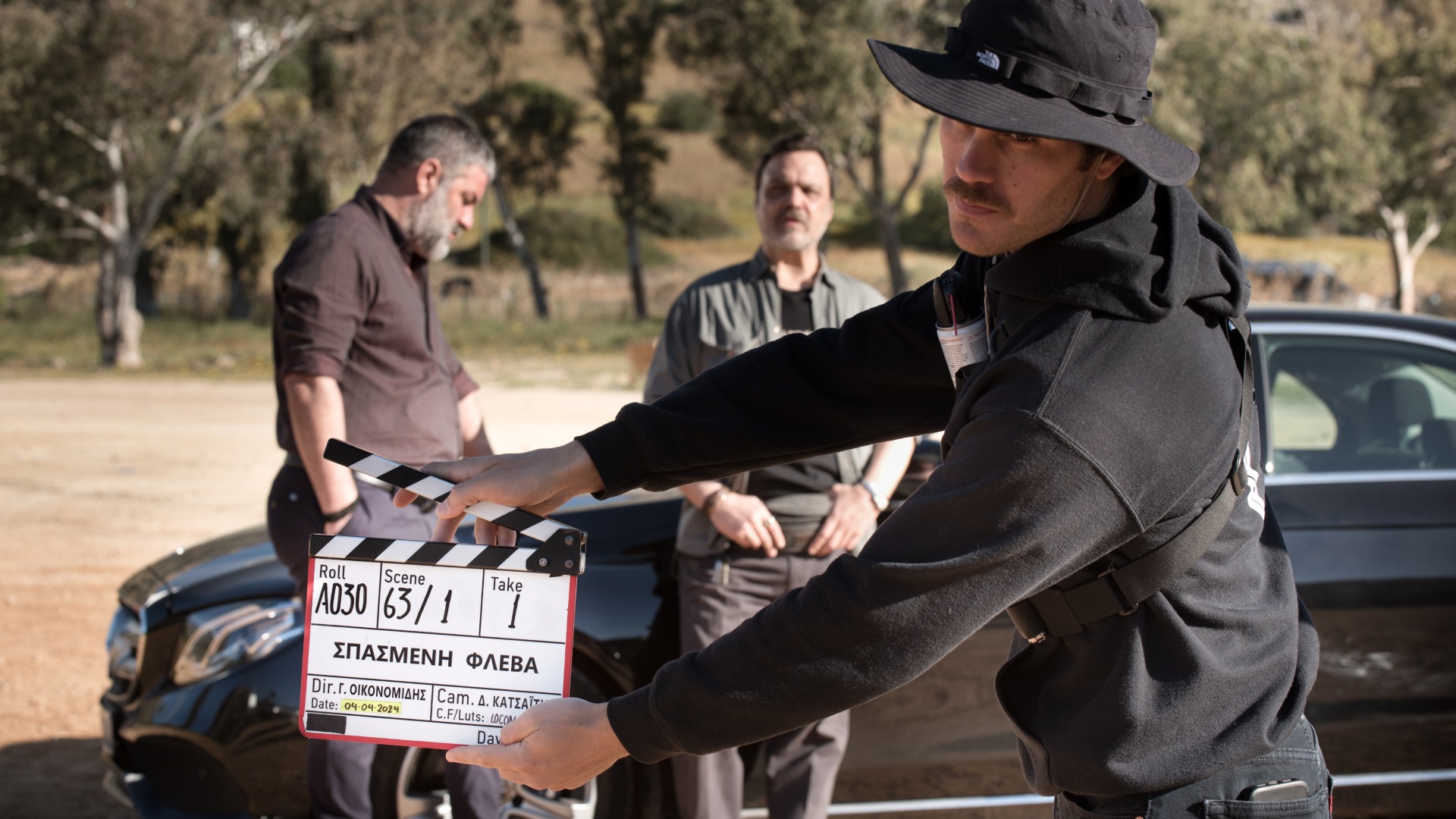 Στα γυρίσματα της «Σπασμένης φλέβας», της νέας ταινίας του Γιάννη Οικονομίδη-1