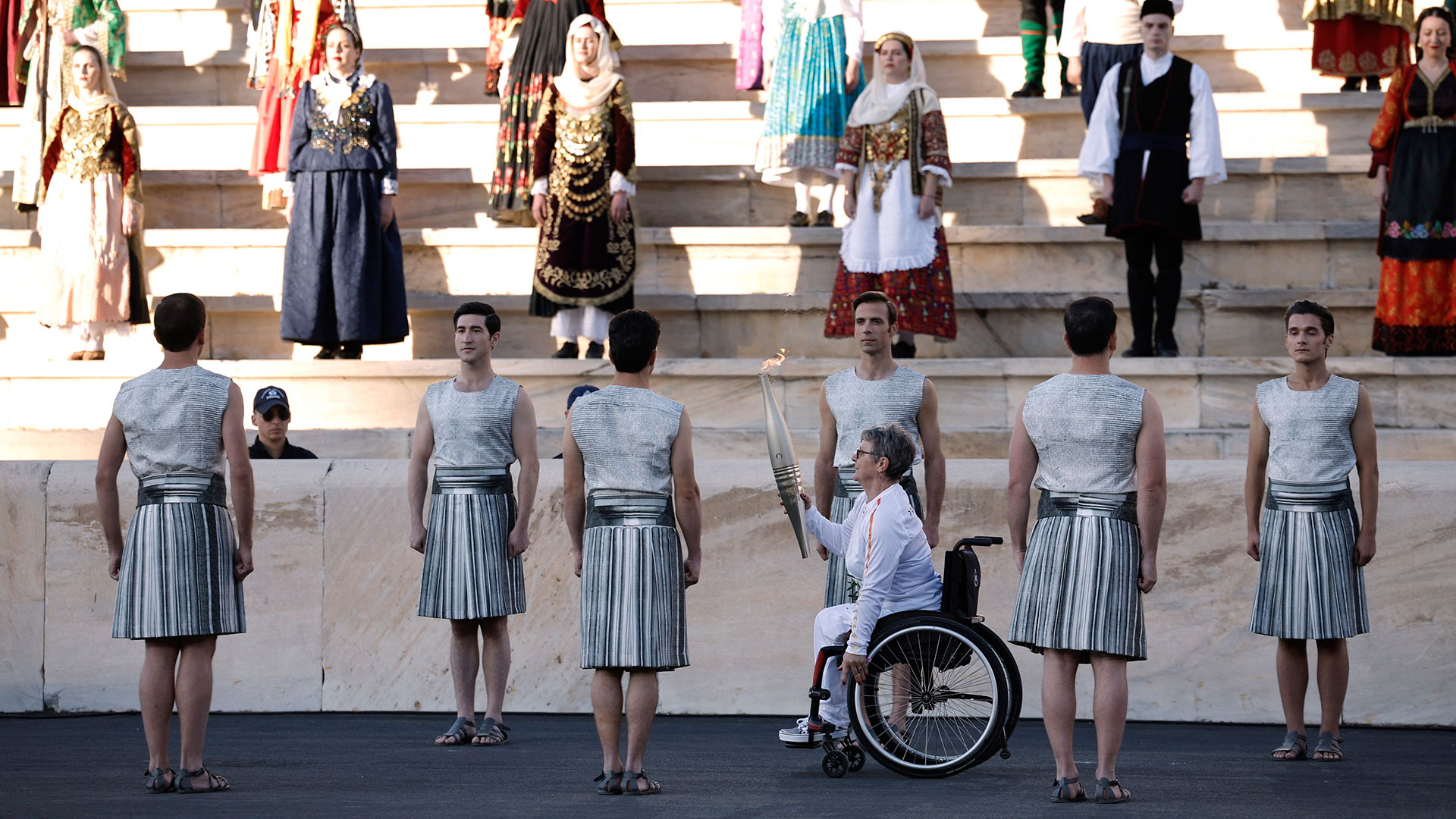 Ολυμπιακή Φλόγα: Η τελετή παράδοσης από το Καλλιμάρμαρο-4
