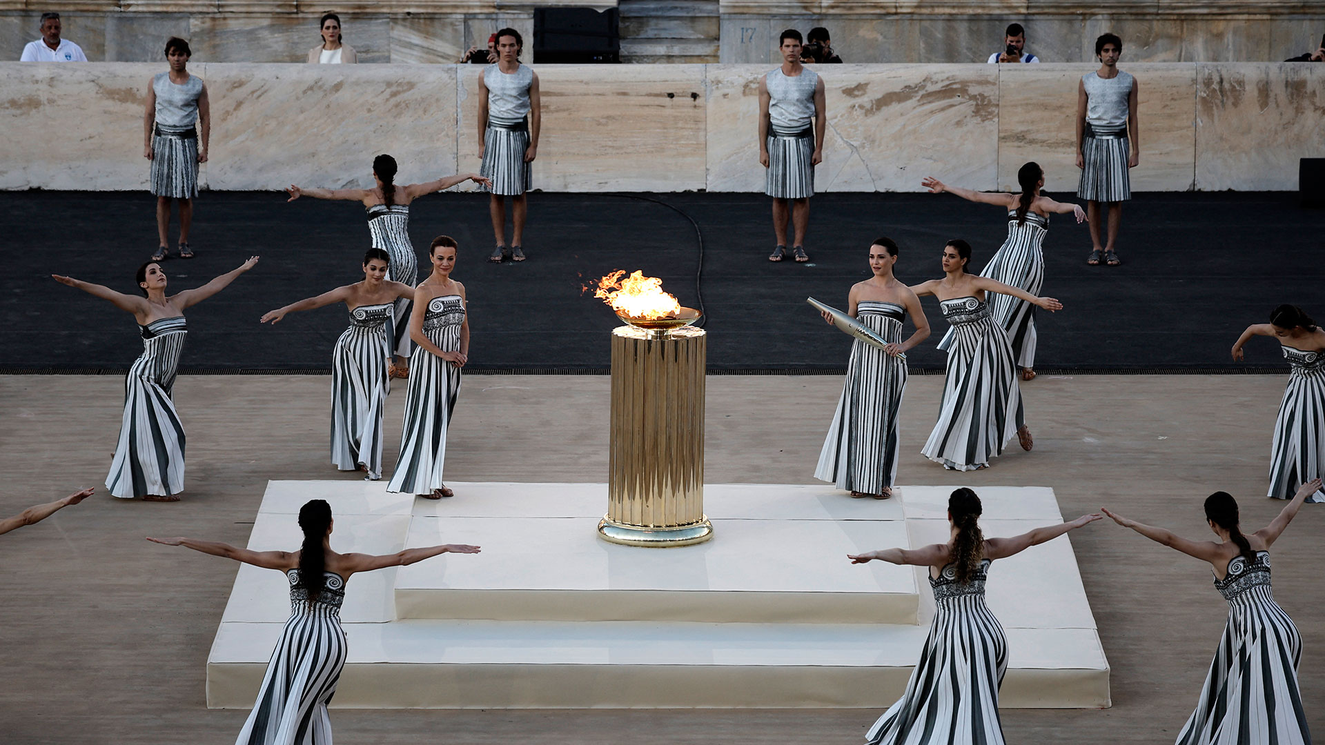 Ολυμπιακή Φλόγα: Η τελετή παράδοσης από το Καλλιμάρμαρο-7