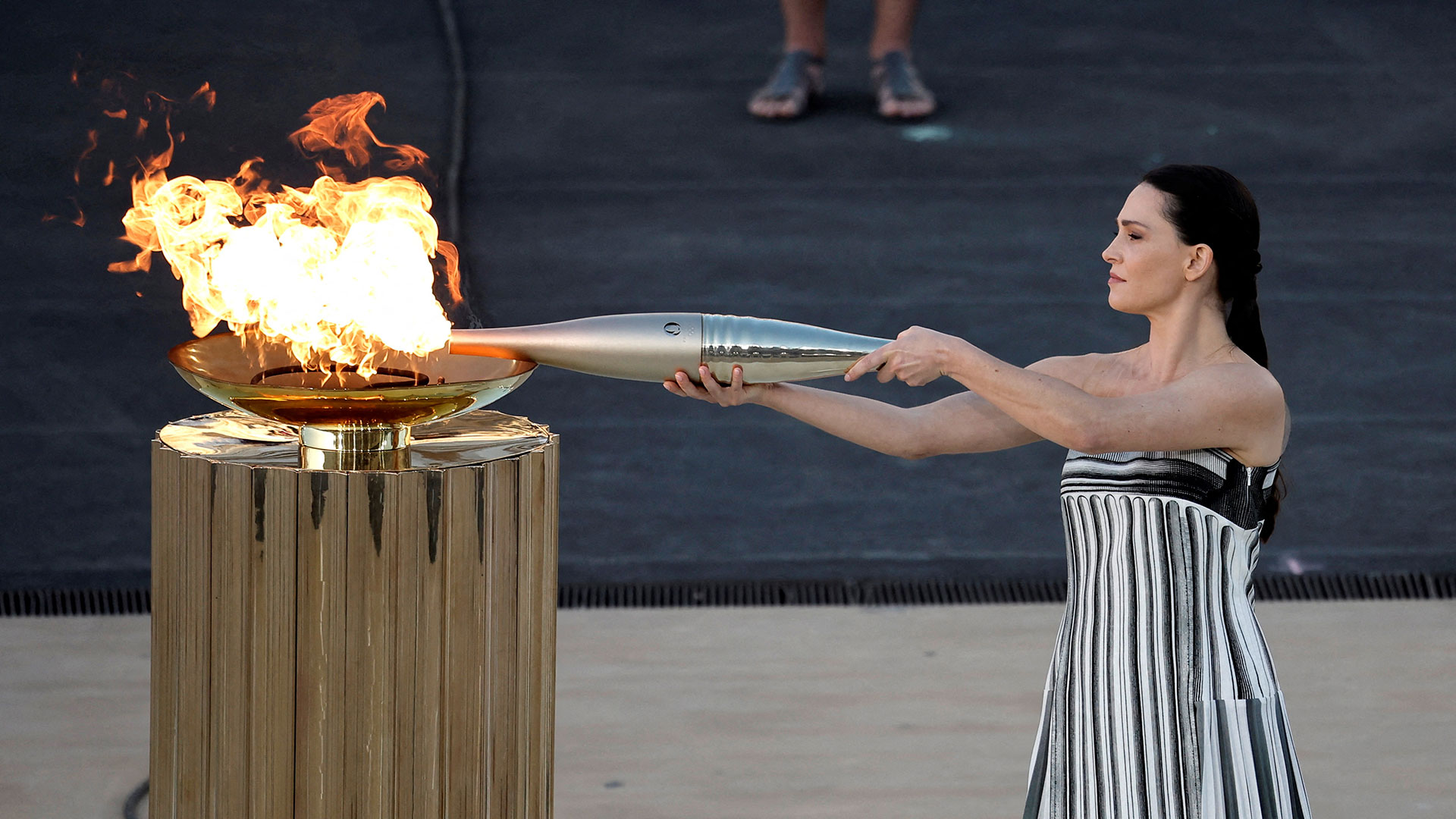 Ολυμπιακή Φλόγα: Η τελετή παράδοσης από το Καλλιμάρμαρο-3