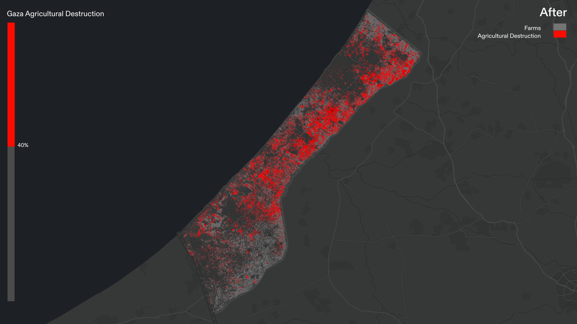 «Δεν έχει μείνει τίποτα στη Γάζα» – Δορυφορικές εικόνες της καταστροφής-6