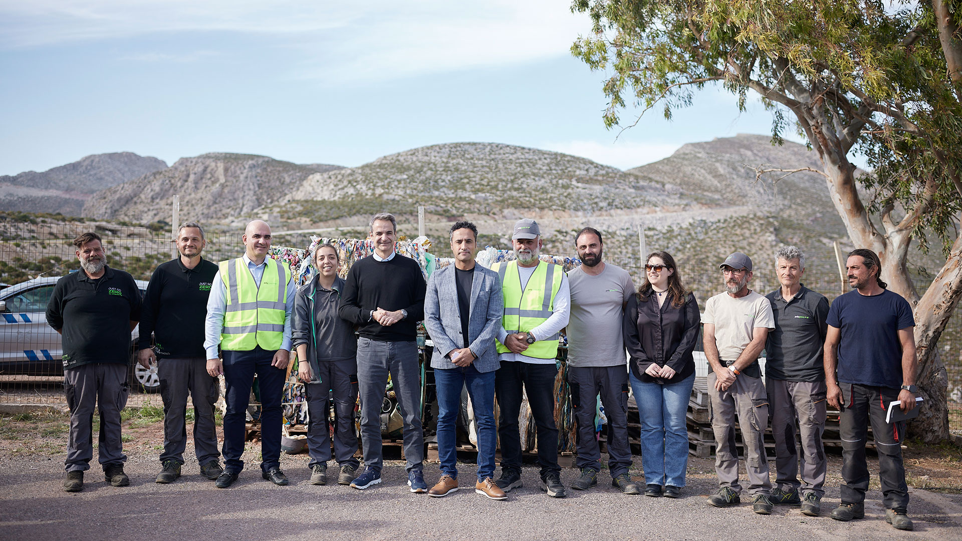Επίσκεψη Μητσοτάκη στην Τήλο που έλαβε την πιστοποίηση «Zero Waste Cities»-1
