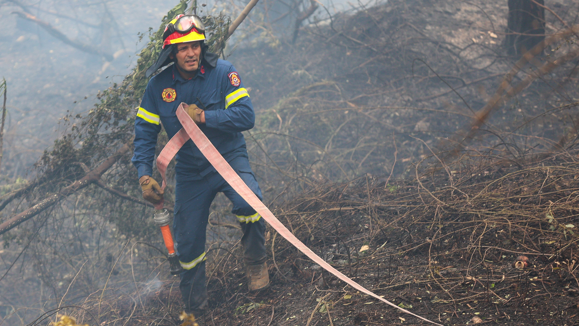 Σούδα: Χωρίς ενεργό μέτωπο η πυρκαγιά – Σε επιφυλακή οι Αρχές λόγω των υψηλών μποφόρ-3