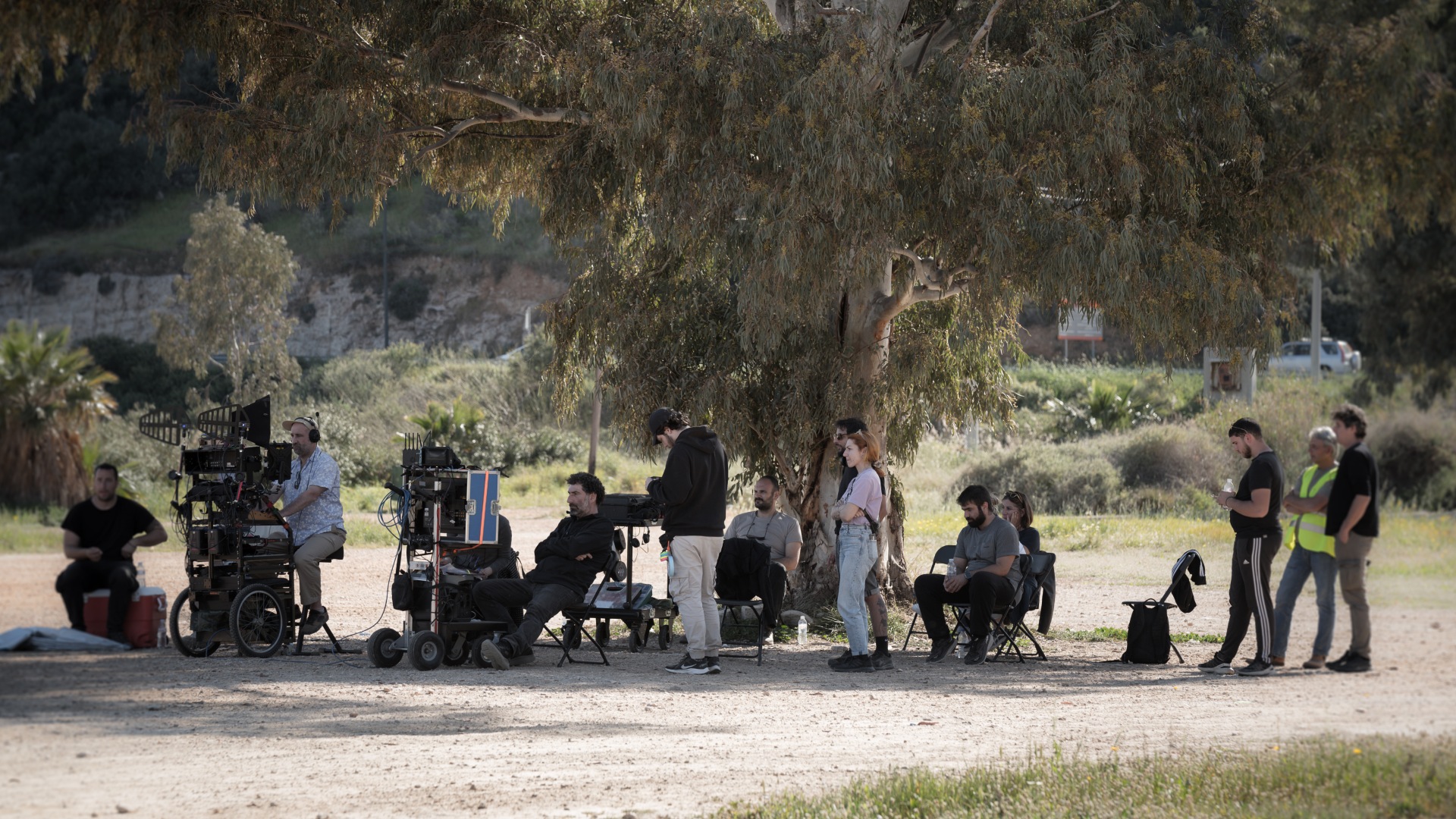 Στα γυρίσματα της «Σπασμένης φλέβας», της νέας ταινίας του Γιάννη Οικονομίδη-3