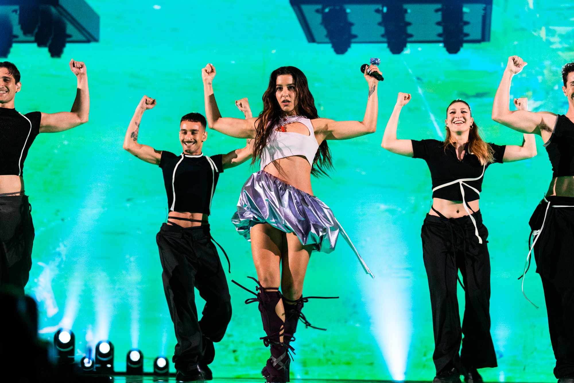 Eurovision: Εικόνες από την πρώτη πρόβα της Μαρίνας Σάττι στη Σουηδία-1