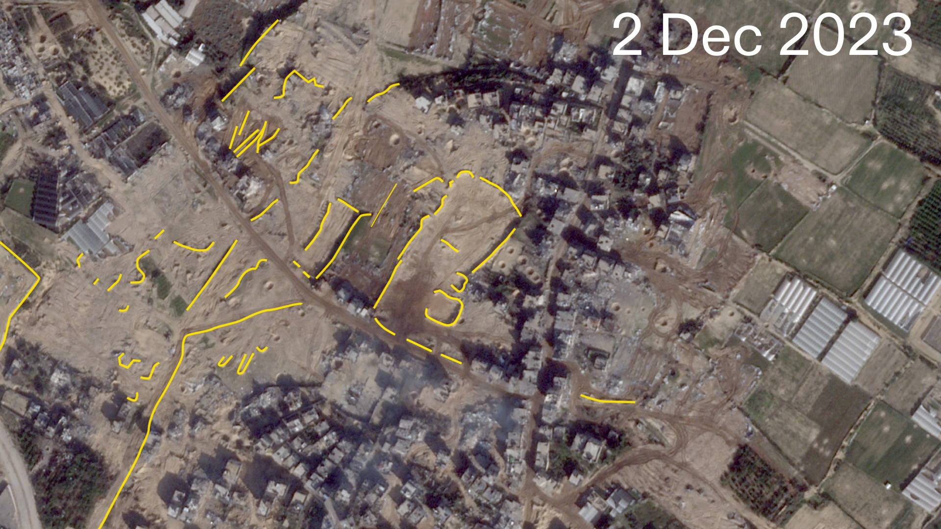 «Δεν έχει μείνει τίποτα στη Γάζα» – Δορυφορικές εικόνες της καταστροφής-12