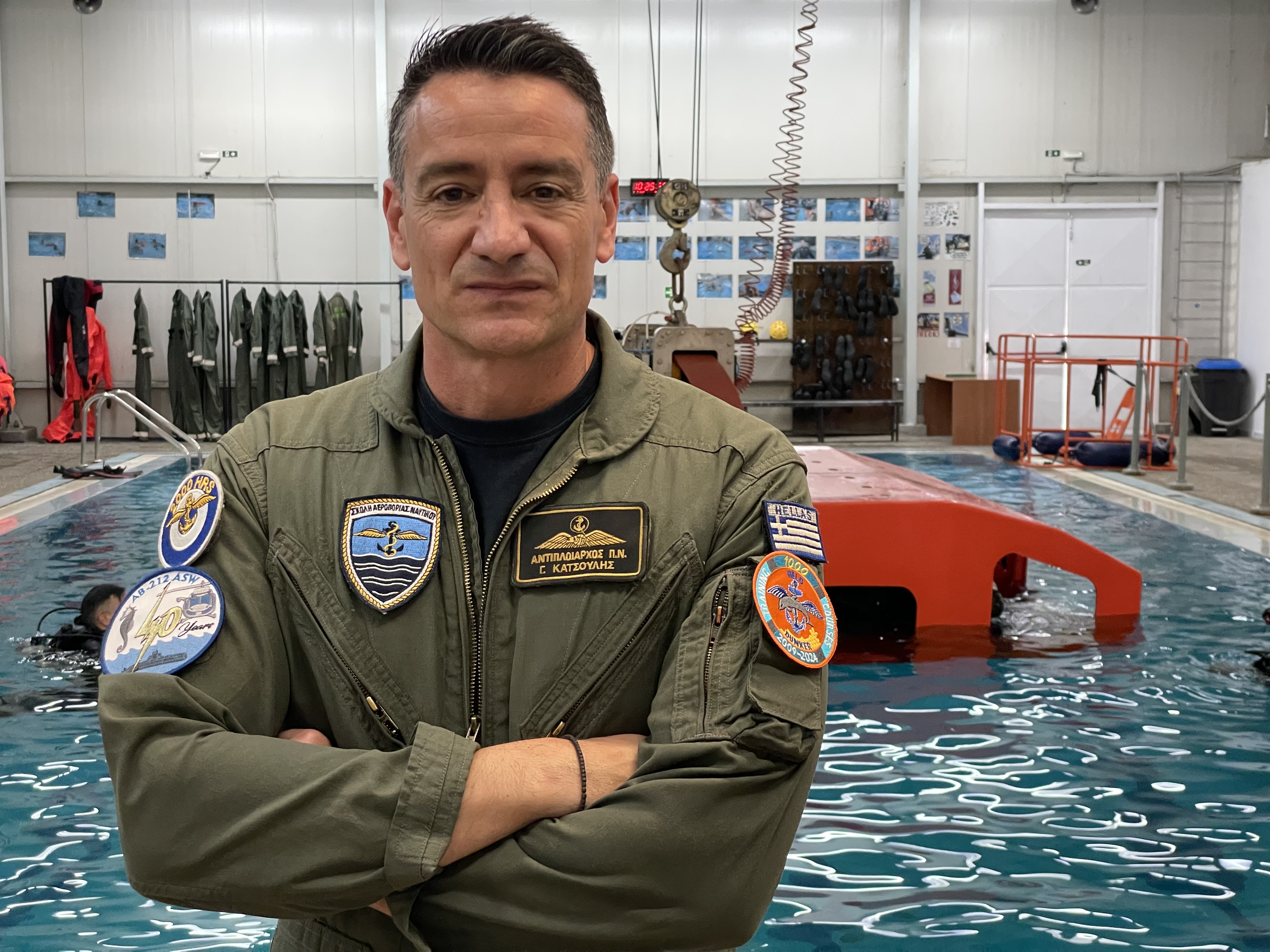 Διαφυγή από βυθιζόμενο ελικόπτερο – Η «Κ» στη Σχολή Αεροπορίας Ναυτικού-4