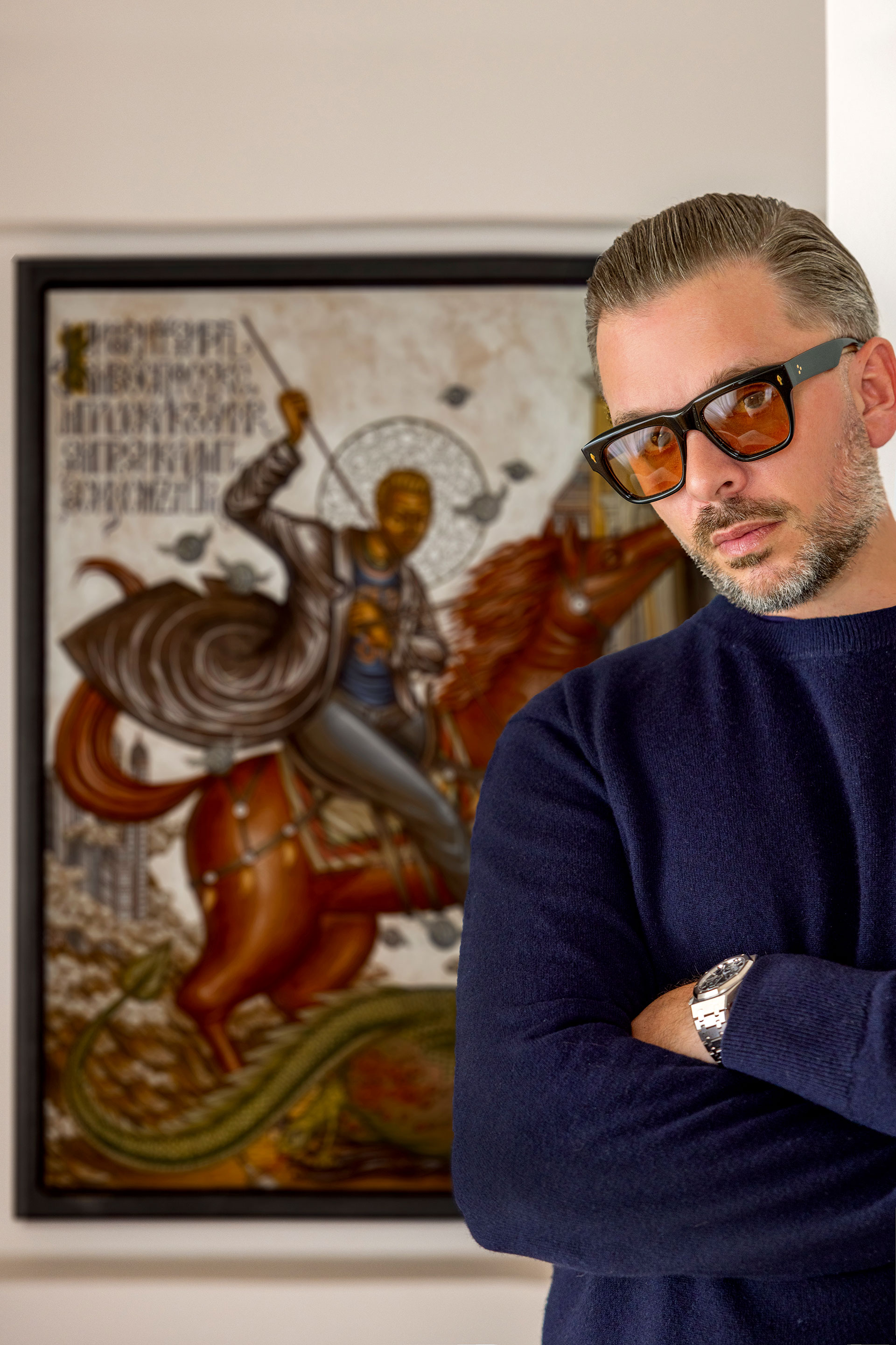 Eνα σπίτι-καλλιτεχνική φωλιά στο Κολωνάκι-1