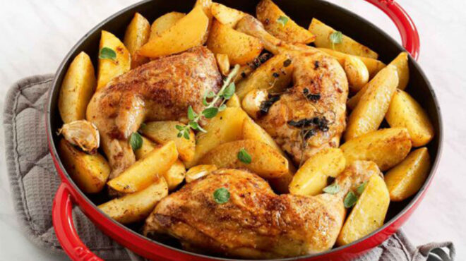 μπουτάκια-κοτόπουλου-με-πατάτες-στον-562984261