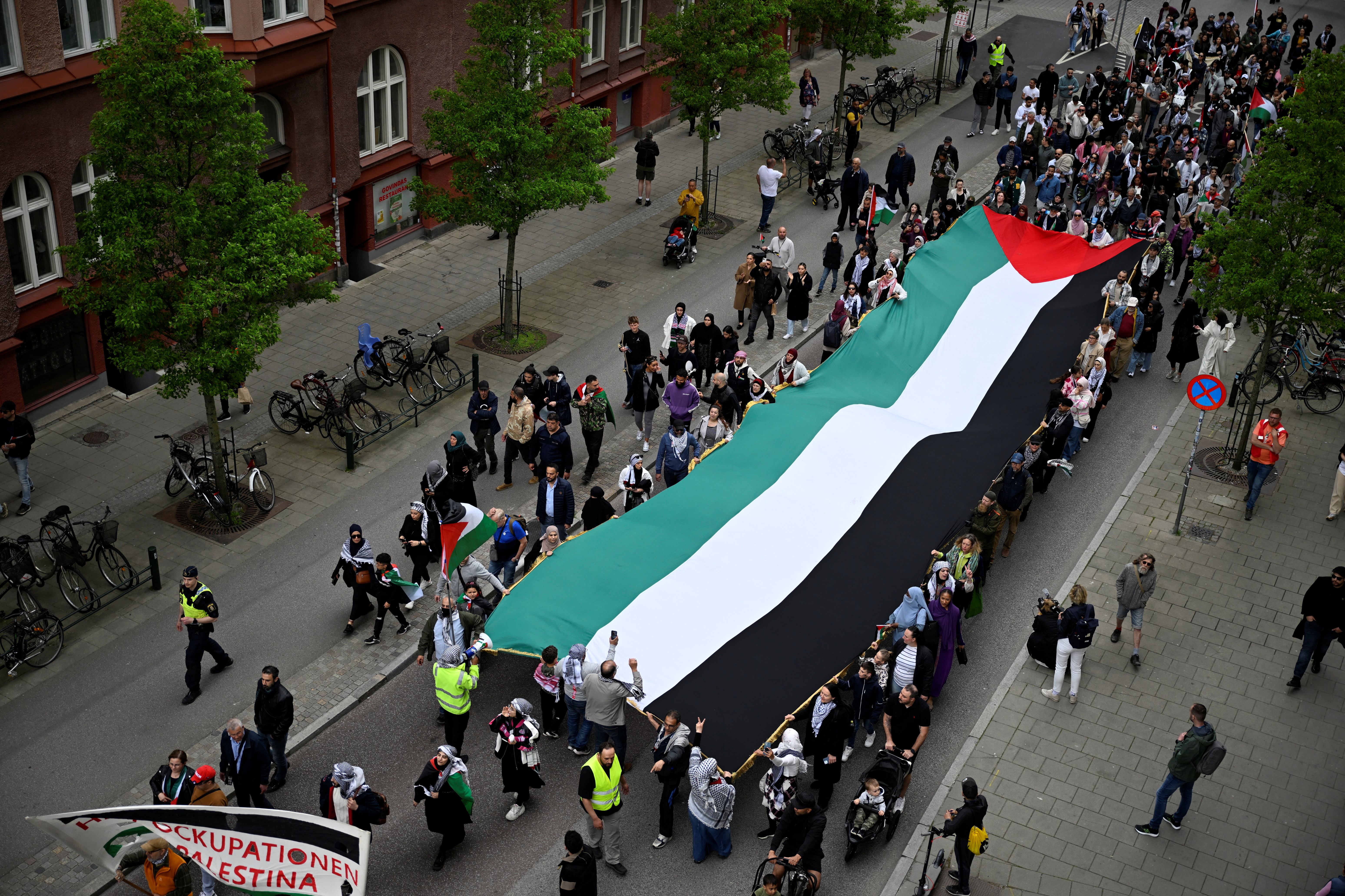 Eurovision: Χιλιάδες διαδηλωτές στο Μάλμε κατά του πολέμου στη Γάζα-1