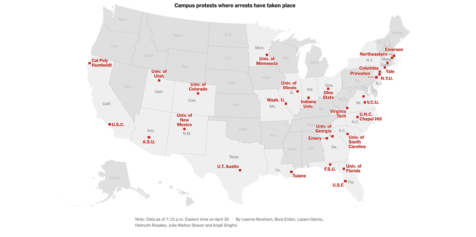 Νύχτα έντασης στα Πανεπιστήμια των ΗΠΑ: Συλλήψεις στο Κολούμπια, συγκρούσεις στο UCLA-1