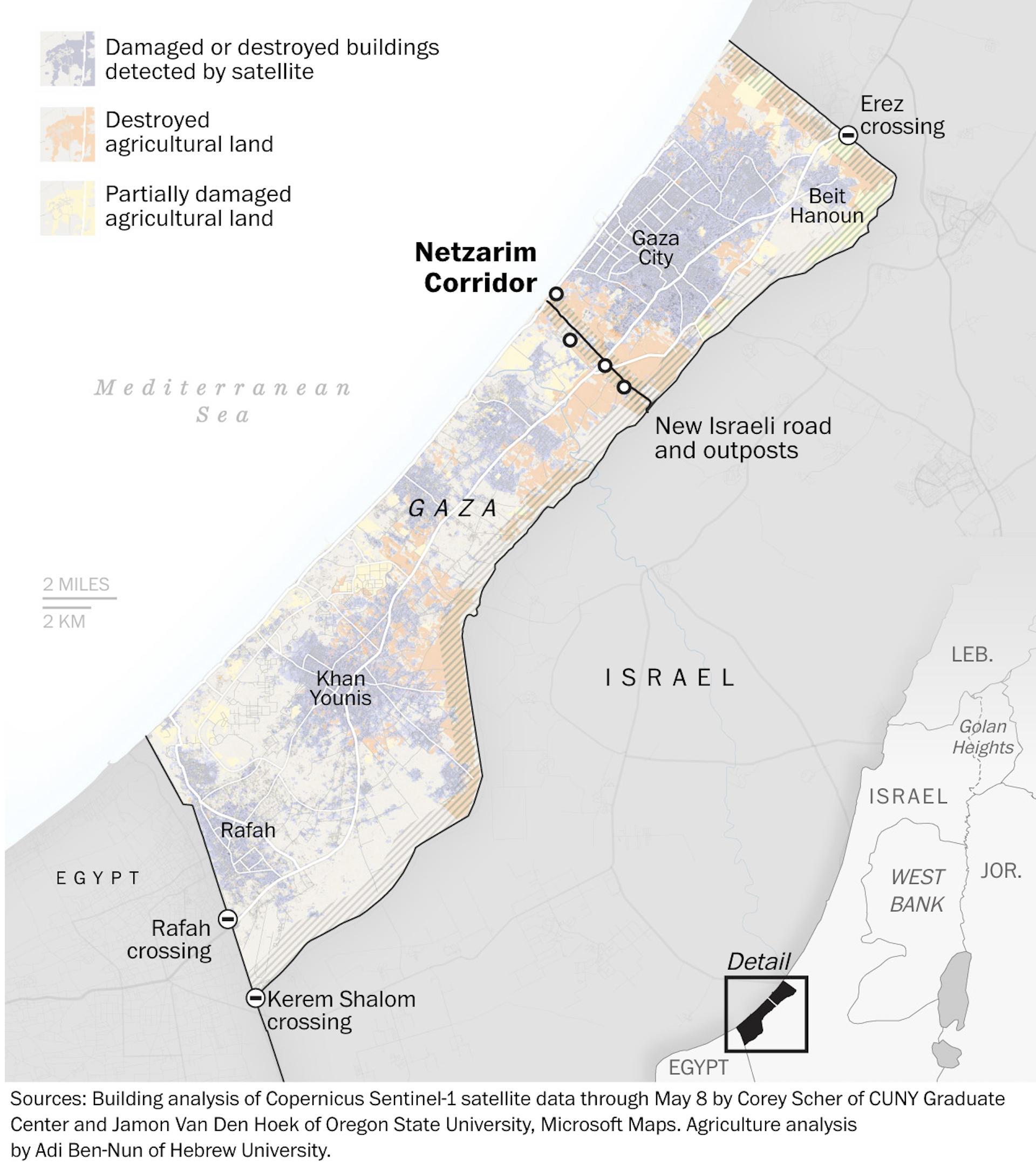 Ενας δρόμος 6 χλμ. αποκαλύπτει τα σχέδια των Ισραηλινών για τη Γάζα-1
