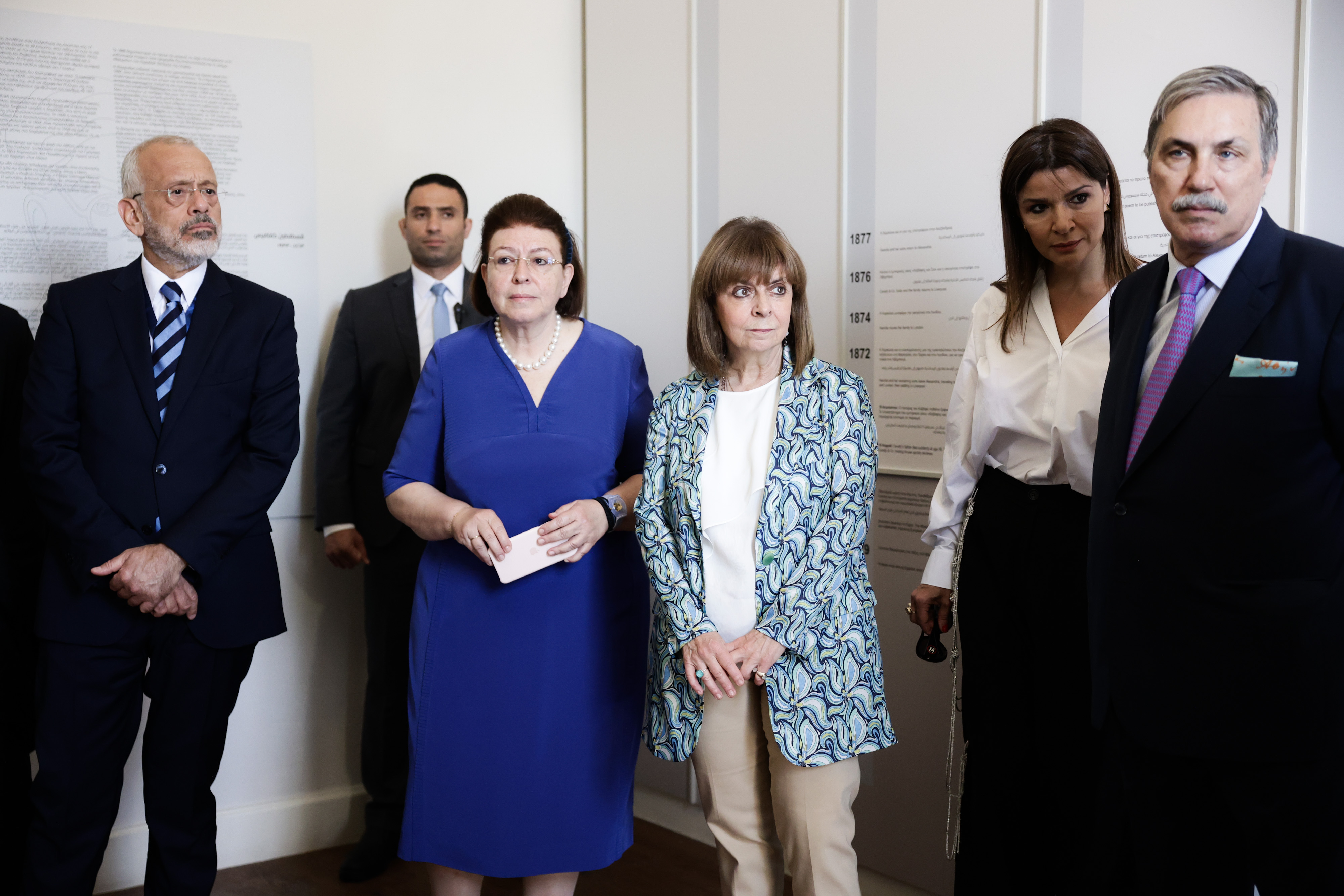 Αλεξάνδρεια: Εγκαίνια της οικίας Καβάφη από την Κατερίνα Σακελλαροπούλου-1