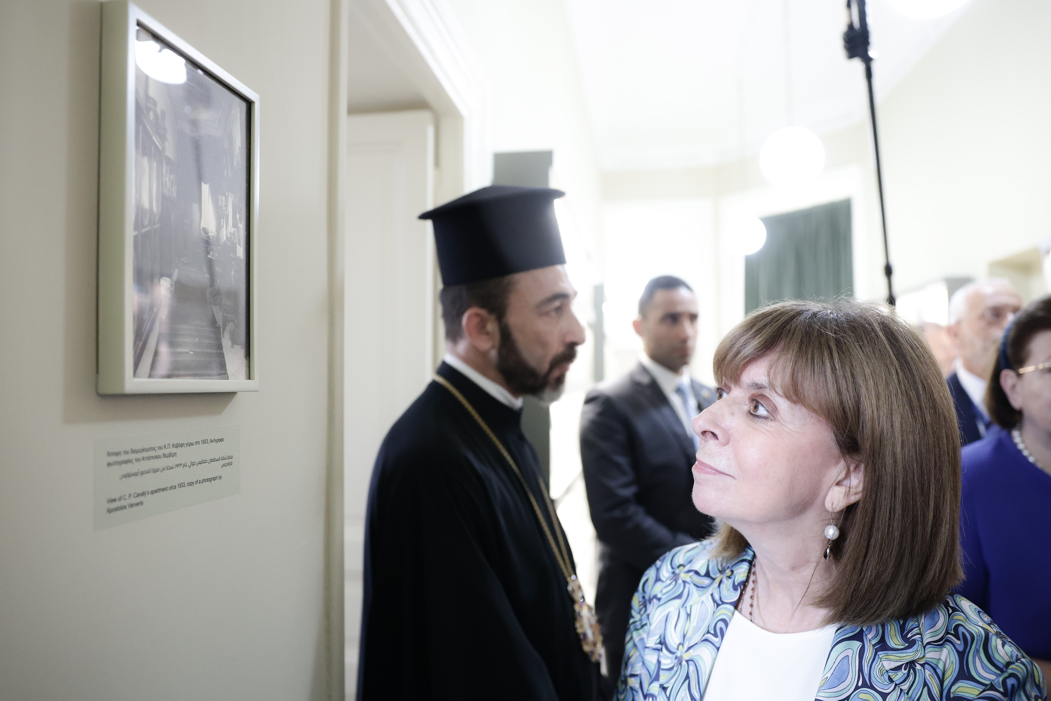 Αλεξάνδρεια: Εγκαίνια της οικίας Καβάφη από την Κατερίνα Σακελλαροπούλου-2