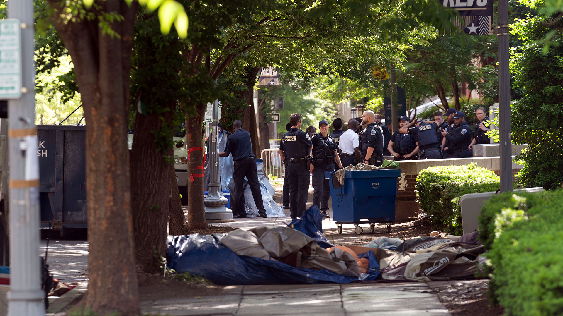 ΗΠΑ: Εκκενώθηκε καταυλισμός στο πανεπιστήμιο George Washington-1