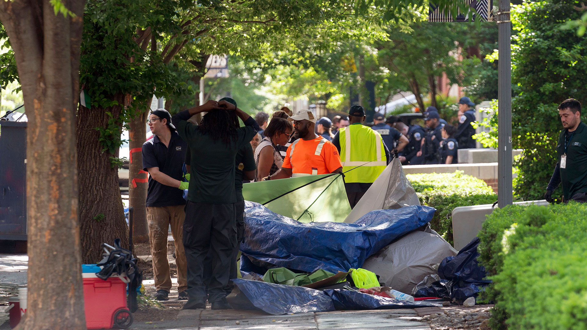 ΗΠΑ: Εκκενώθηκε καταυλισμός στο πανεπιστήμιο George Washington-2