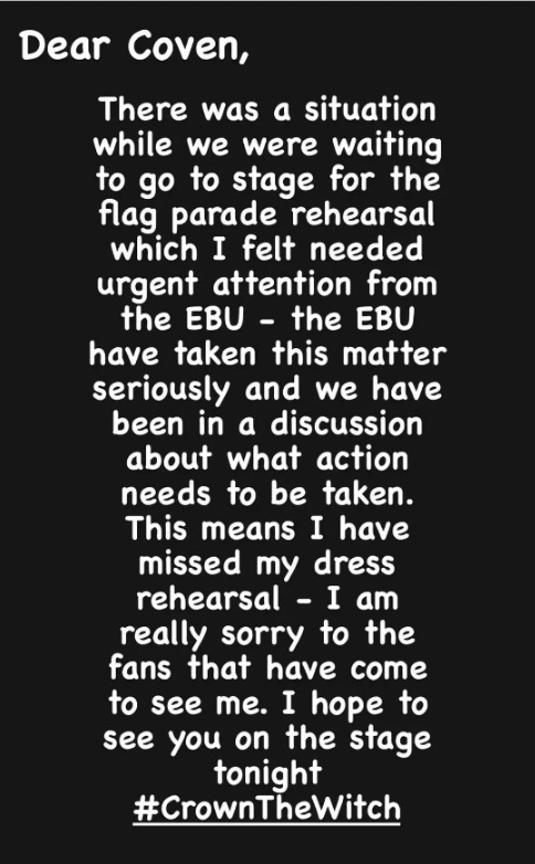 Eurovision: Αντιδράσεις και διαμαρτυρίες στο παρά πέντε του τελικού-1