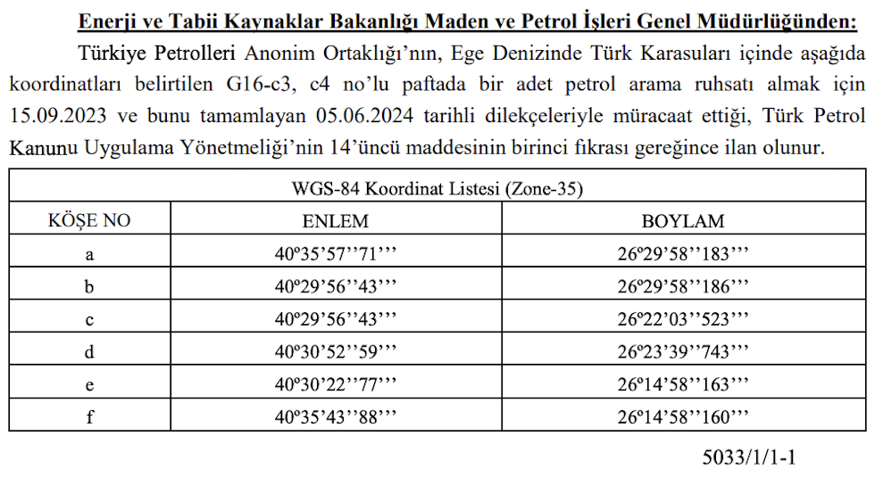 Τουρκία – έρευνες για πετρέλαιο: Η TPAO «επιστρέφει» στο Αιγαίο-1