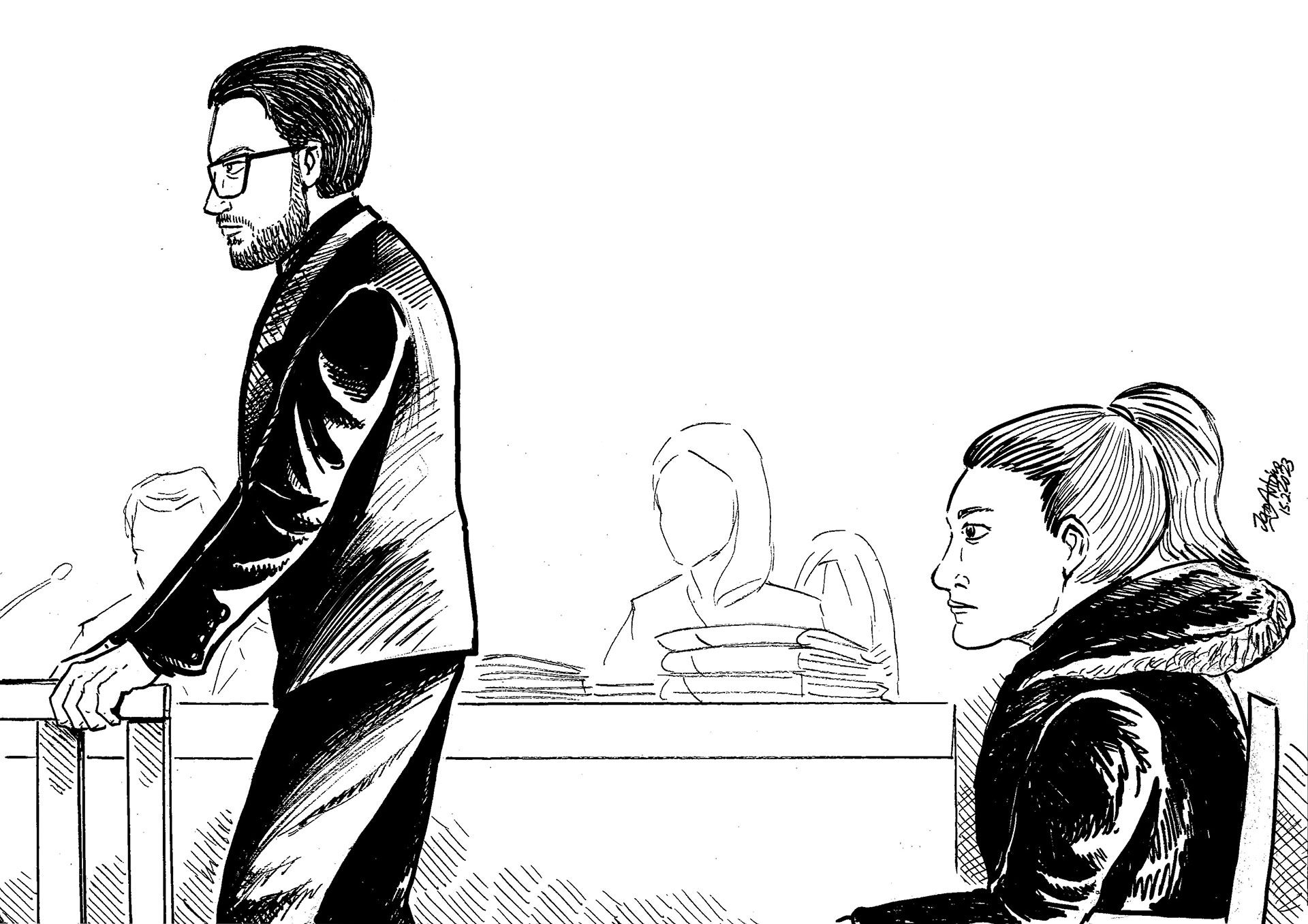 Η τέχνη του δικαστικού σκίτσου-4