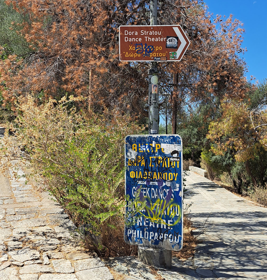 Λόφοι της Αθήνας, ιστορικός περίπατος σε αφυδατωμένο τοπίο-2