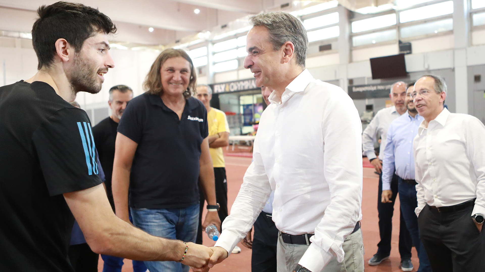 Μητσοτάκης από ΟΑΚΑ: «Στόχος η αναβάθμιση των αθλητικών υποδομών» – Συναντήθηκε με Τεντόγλου και Καραλή-1