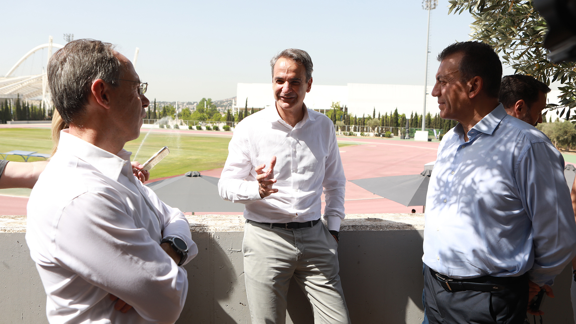 Μητσοτάκης από ΟΑΚΑ: «Στόχος η αναβάθμιση των αθλητικών υποδομών» – Συναντήθηκε με Τεντόγλου και Καραλή-3