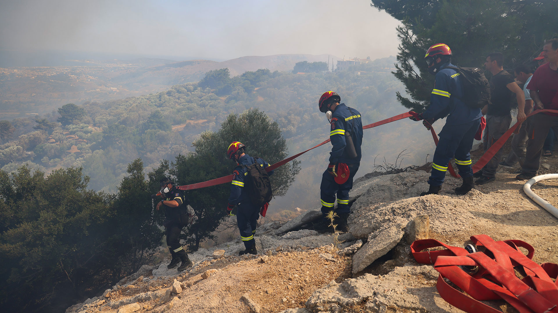 Χίος: Φωτιά τώρα στην περιοχή Ρεστά – 112 για εκκένωση του οικισμού Καρυές-2