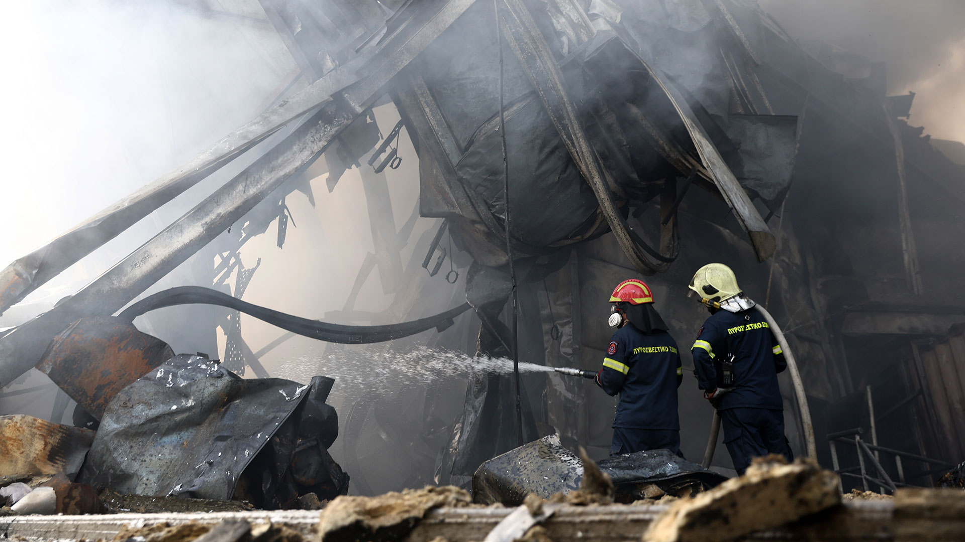 Εκρηξη και φωτιά σε εργοστάσιο στην Κάτω Κηφισιά-13