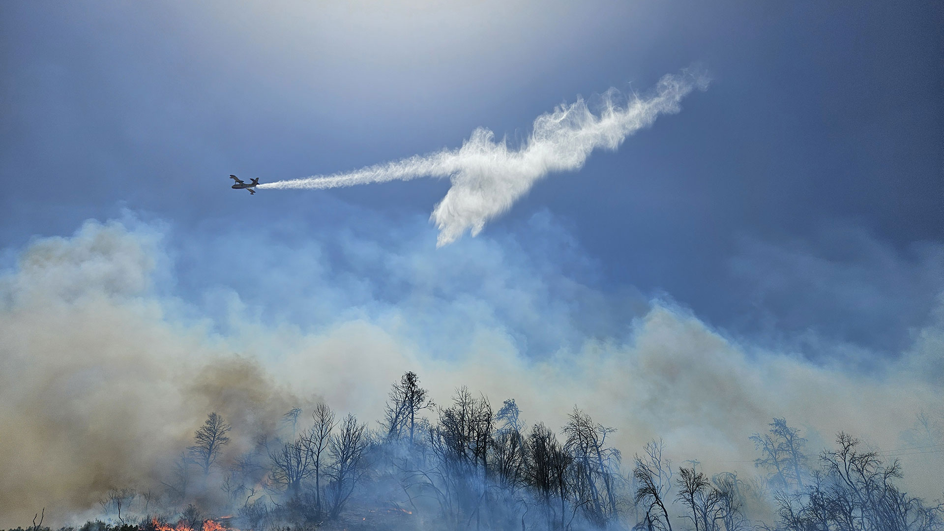 Χωρίς ενεργό μέτωπο η φωτιά στην Πάρνηθα-5