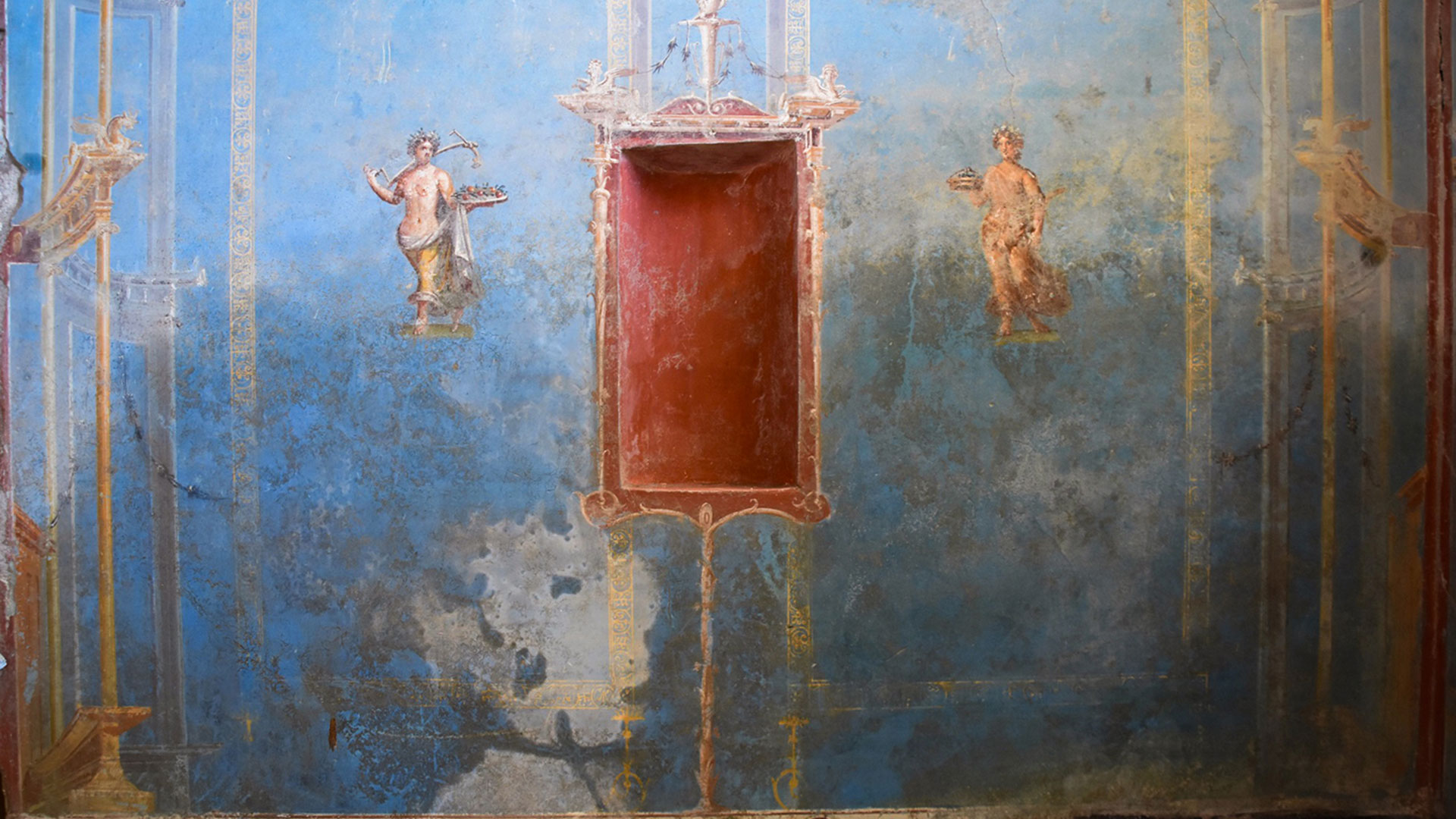 Πομπηία: Στο «φως» αρχαίο δωμάτιο με εντυπωσιακές τοιχογραφίες-1