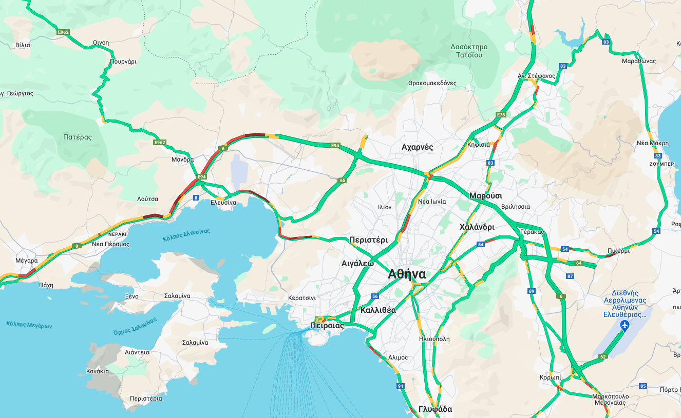 Αγίου Πνεύματος: Σε εξέλιξη η έξοδος των εκδρομέων – Πού έχει κίνηση-1