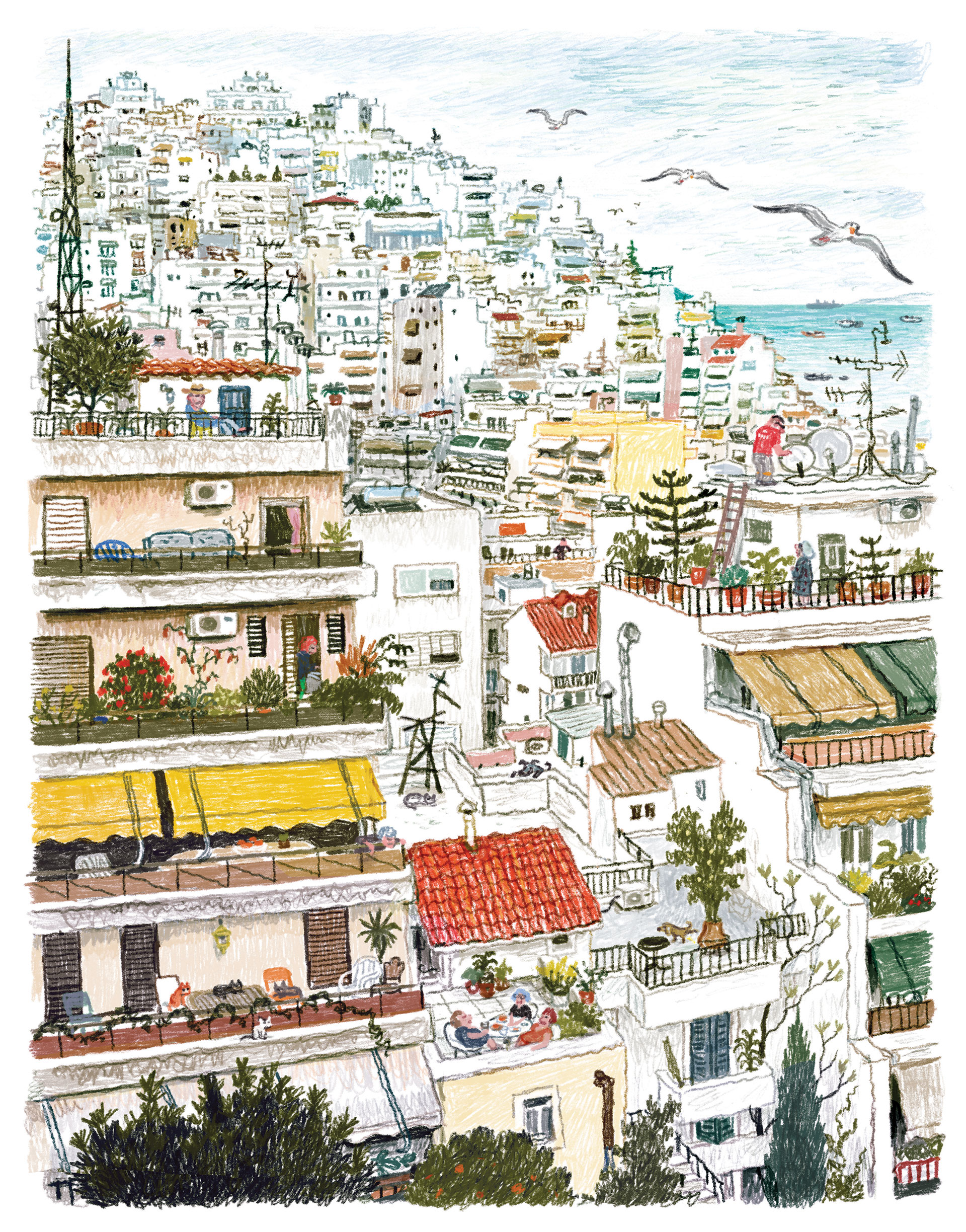 Πώς θα έμοιαζε η Αθήνα αν ήταν φτιαγμένη από ξυλομπογιές-4