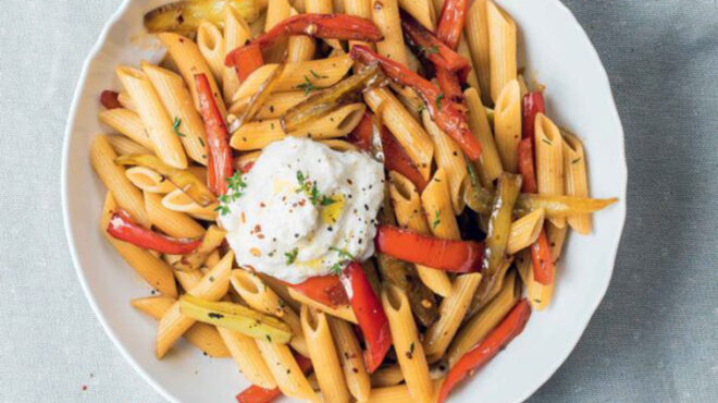 πένες-με-ξινοτύρι-πιπεριές-και-σόγια-563132332