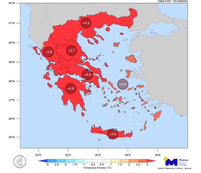 Meteo: Ο πιο καυτός Ιούνιος από το 2010 και με διαφορά-1