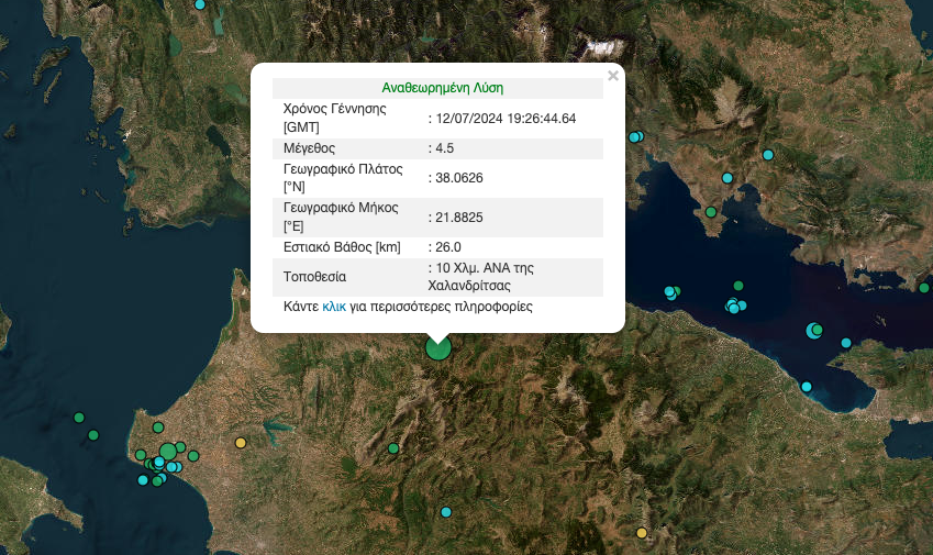Σεισμός τώρα 4,5 Ρίχτερ, αισθητός στην Πάτρα-1