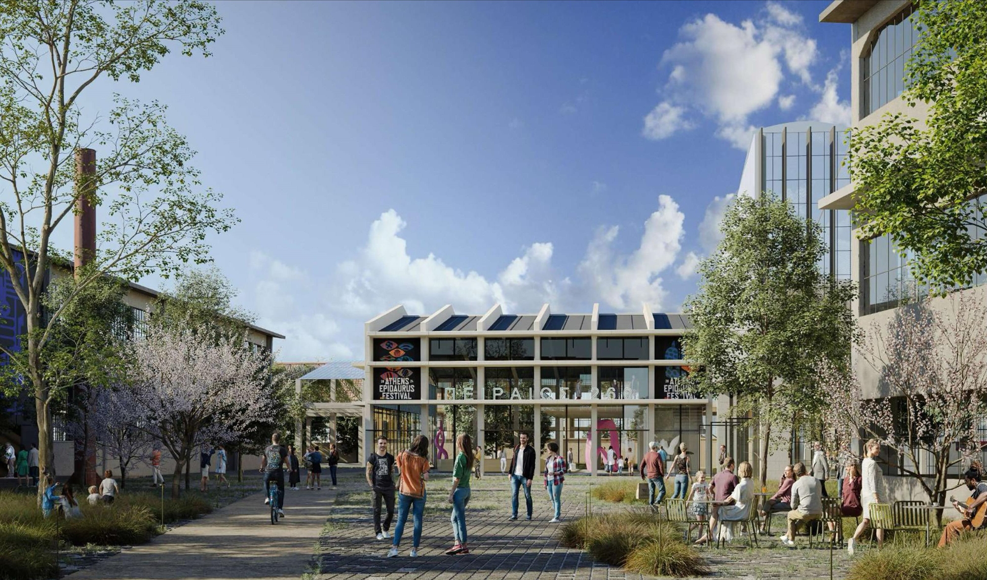 Πειραιώς 260, η έδρα του Φεστιβάλ Αθηνών «πρασινίζει» και αναβαθμίζεται-2