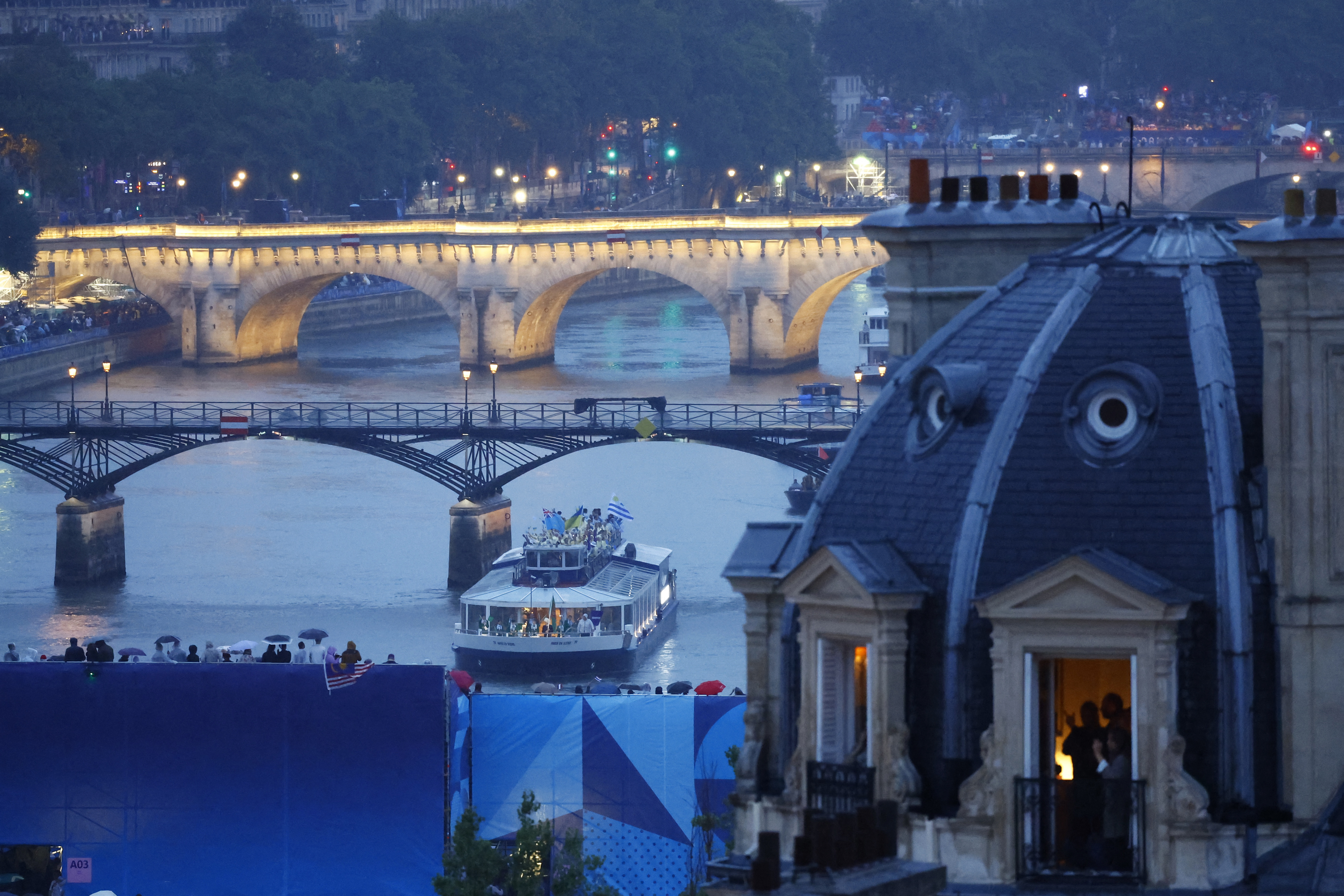 Ολυμπιακοί Αγώνες 2024 – Παρίσι: Τα «καρέ» μιας ξεχωριστής τελετής έναρξης-19